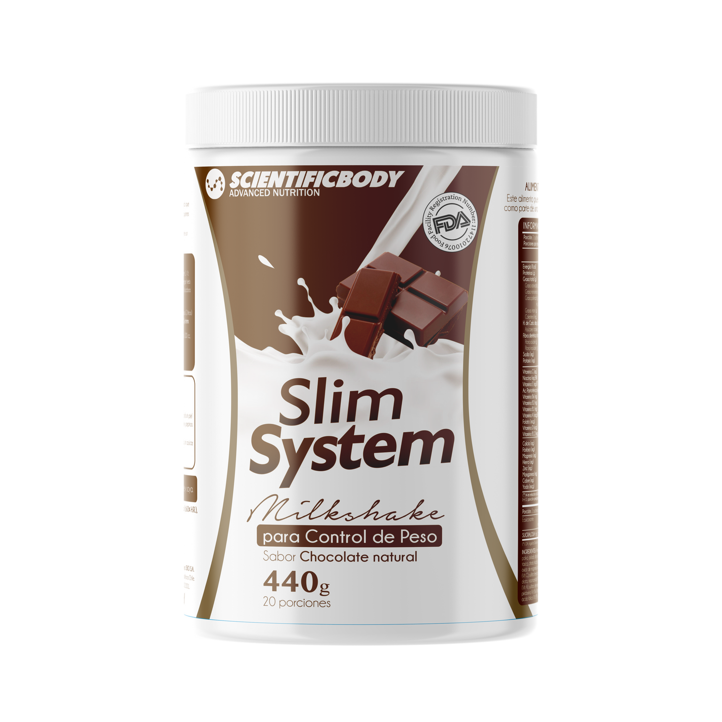 Slim System 440g Sabor Chocolate