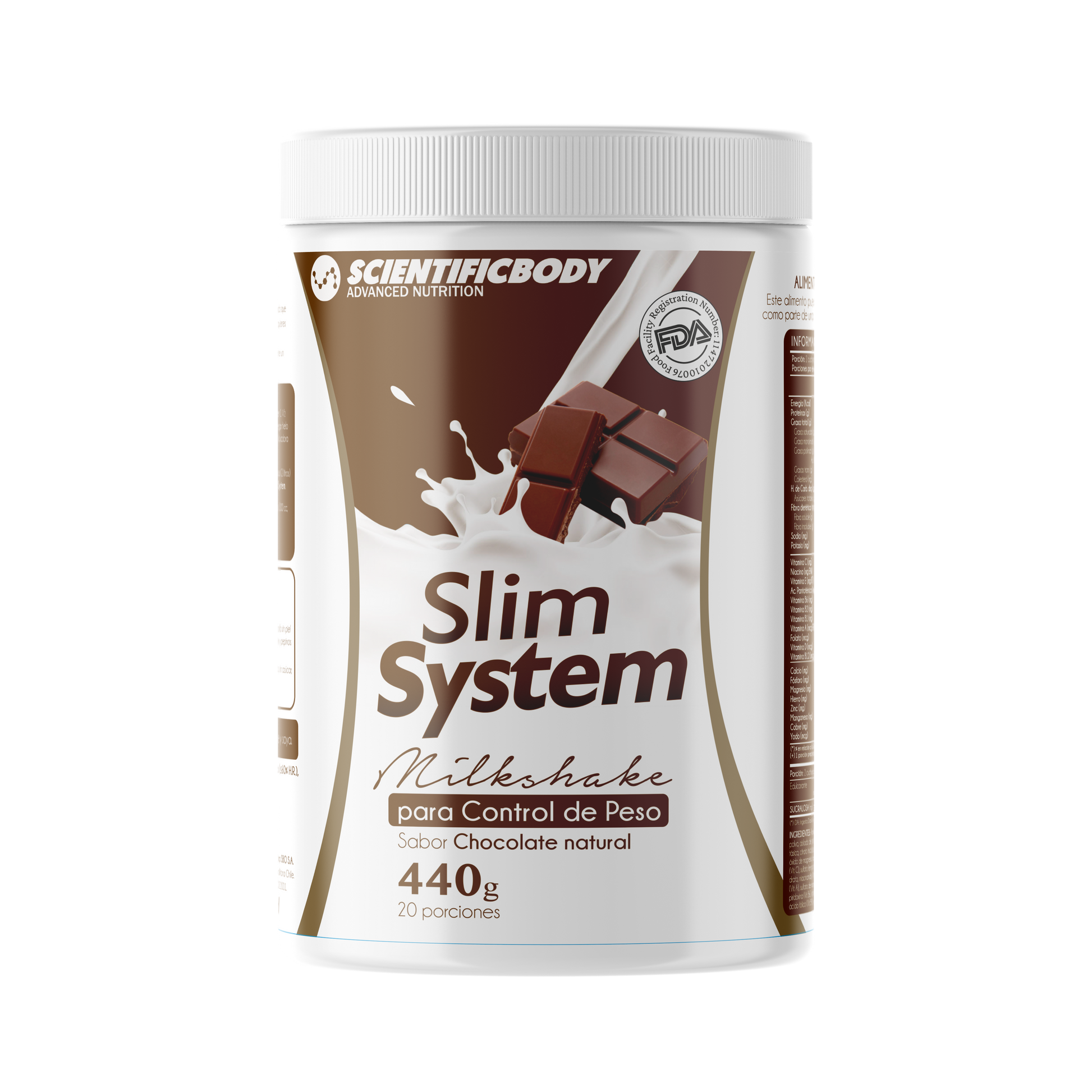 Slim System 440g Sabor Chocolate