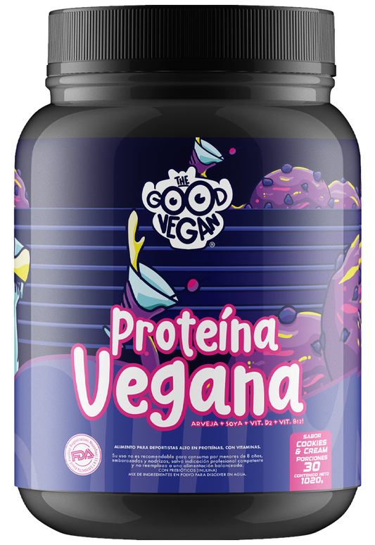 Proteína Vegana Cookies & Cream 1020g
