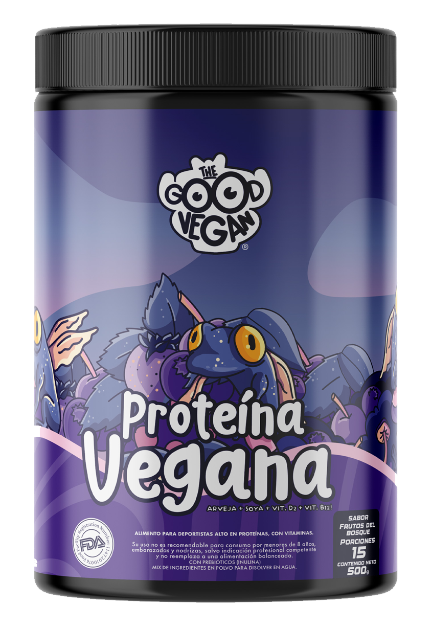 Proteína Vegana Frutos del Bosque 500g