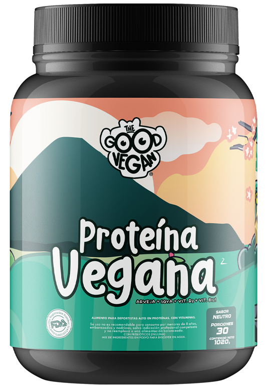 Proteína Vegana Sin Sabor 1020g